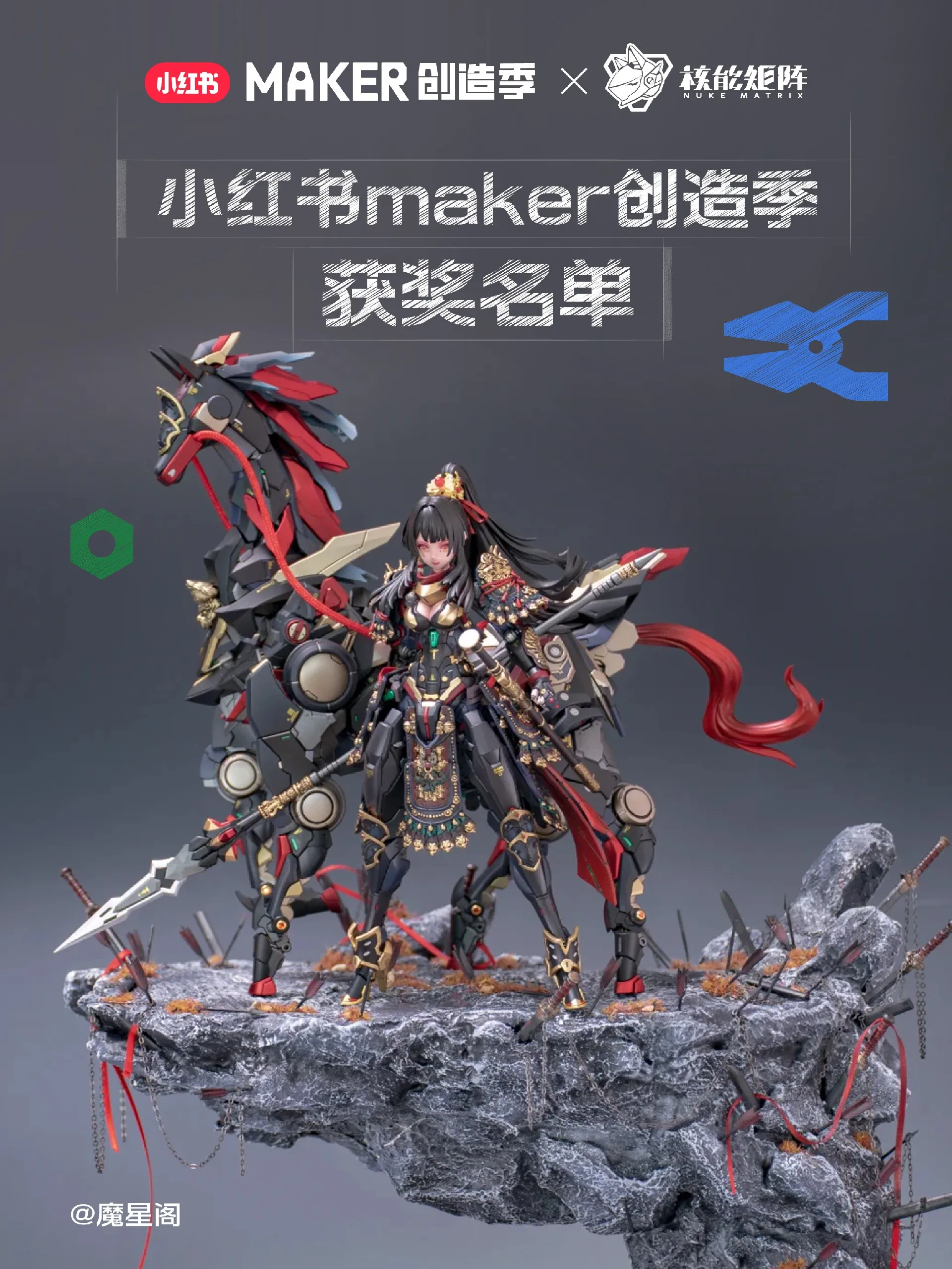 核能矩阵×小红书Maker创造季·模型季】获奖名单揭晓
